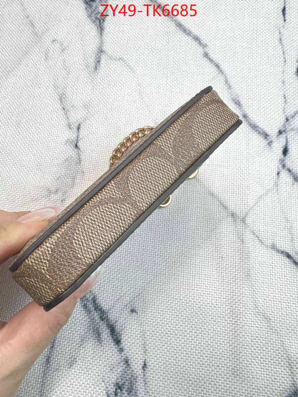 Coach Bags(4A)-Wallet sellers online ID: TK6685 $: 49USD,