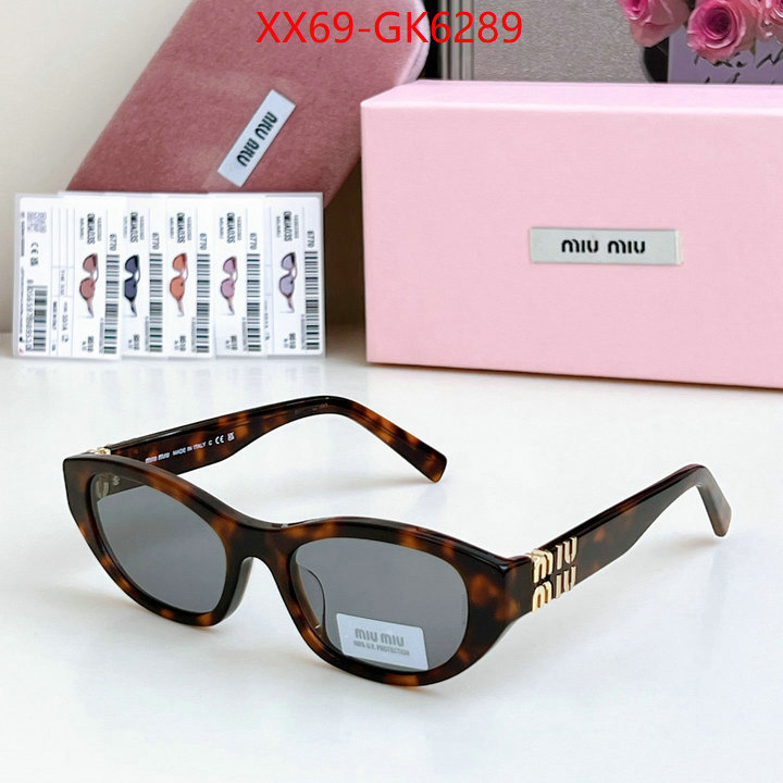 Glasses-Miu Miu top fake designer ID: GK6289 $: 69USD