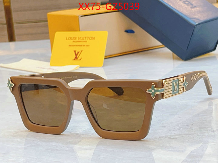 Glasses-LV shop cheap high quality 1:1 replica ID: GZ5039 $: 75USD