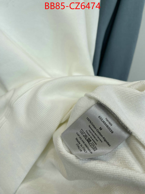Clothing-Dior top quality fake ID: CZ6474 $: 85USD