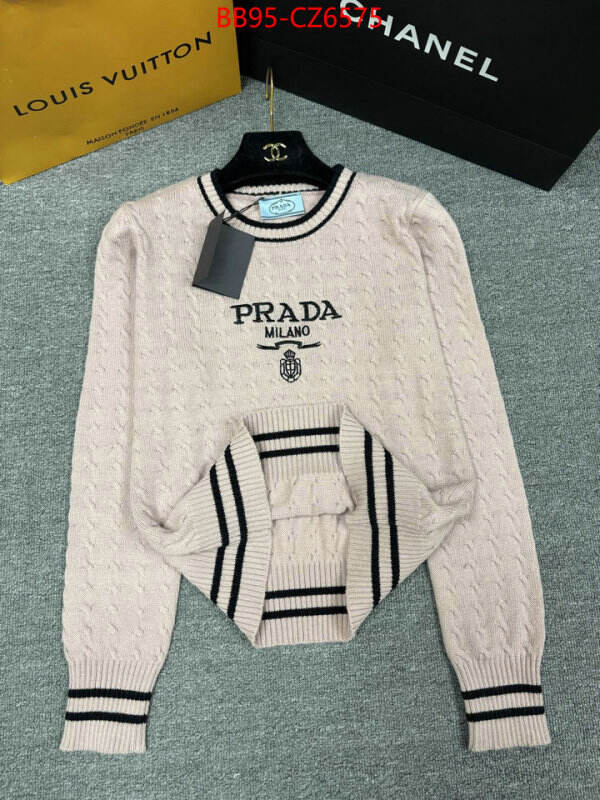 Clothing-Prada where to buy fakes ID: CZ6575 $: 95USD