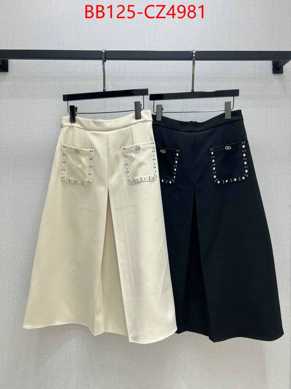 Clothing-Valentino top quality ID: CZ4981 $: 125USD