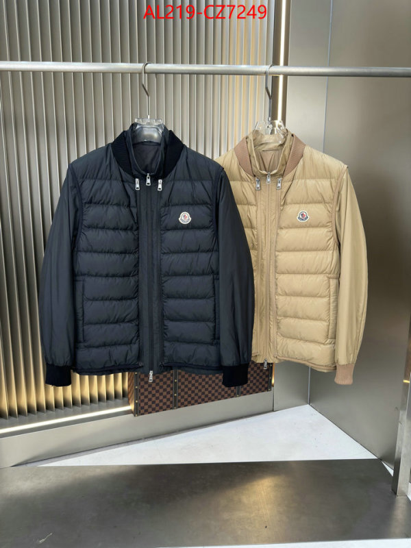 Down jacket Men-Moncler luxury fashion replica designers ID: CZ7249 $: 219USD