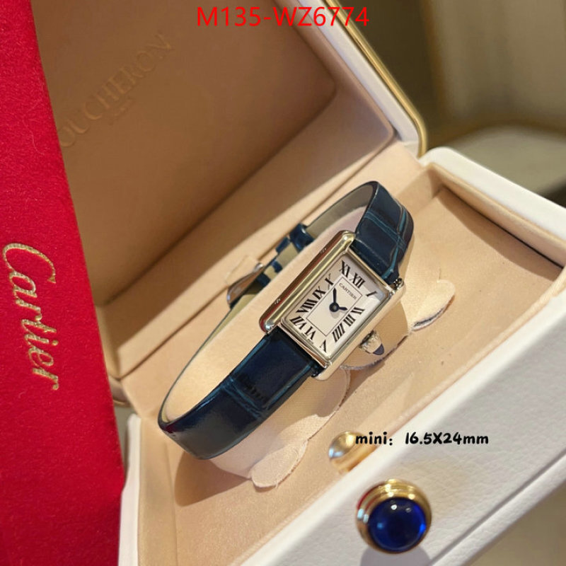 Watch(4A)-Cartier perfect replica ID: WZ6774 $: 135USD