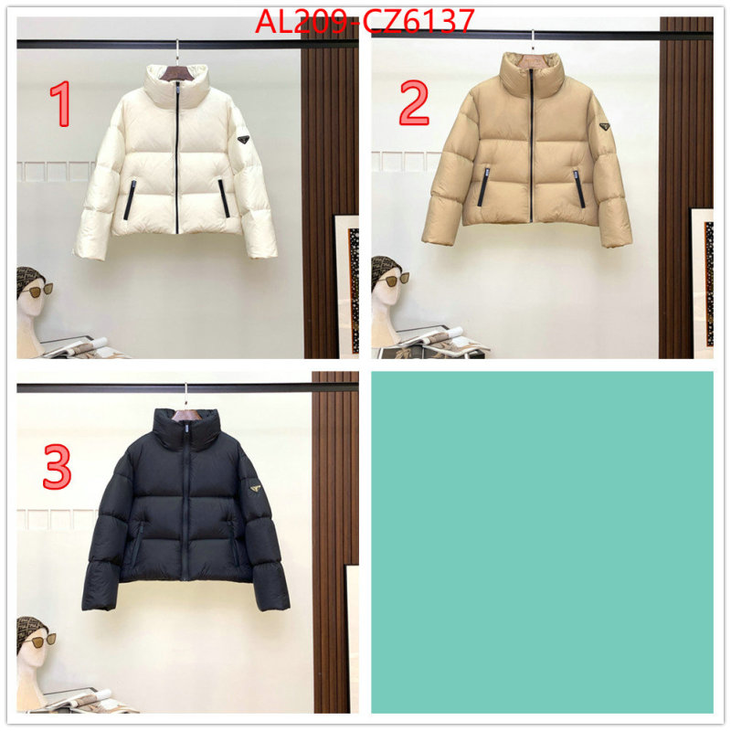 Down jacket Women-Prada the highest quality fake ID: CZ6137 $: 209USD