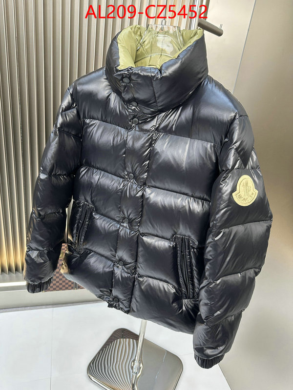 Down jacket Men-Moncler luxury cheap ID: CZ5452 $: 209USD