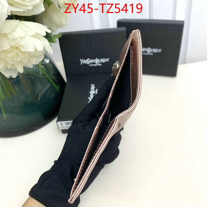 YSL Bags(4A)-Wallet- buy best quality replica ID: TZ5419 $: 45USD,