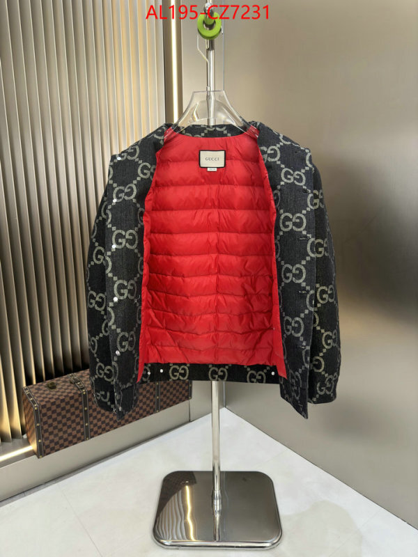 Down jacket Women-Gucci replica aaaaa designer ID: CZ7231 $: 195USD