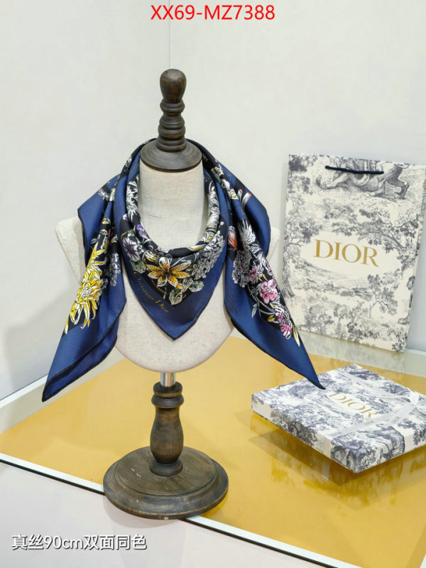 Scarf-Dior best quality replica ID: MZ7388 $: 69USD