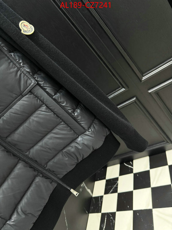 Down jacket Men-Moncler what is a counter quality ID: CZ7241 $: 189USD