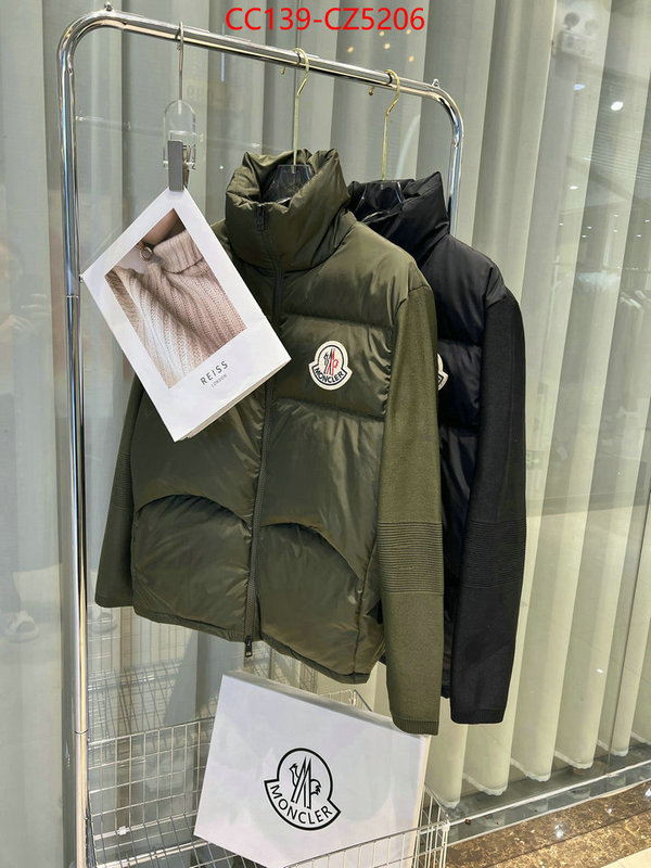 Down jacket Men-Moncler high quality happy copy ID: CZ5206 $: 139USD