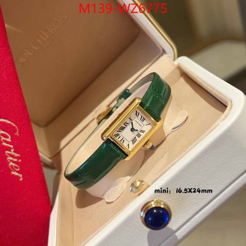 Watch(4A)-Cartier is it illegal to buy dupe ID: WZ6775 $: 139USD