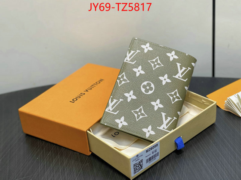 LV Bags(TOP)-Wallet designer fake ID: TZ5817 $: 69USD,