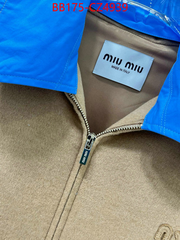 Clothing-MIU MIU designer fashion replica ID: CZ4939 $: 175USD