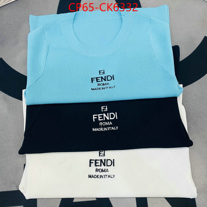 Clothing-Fendi what 1:1 replica ID: CK6332 $: 65USD