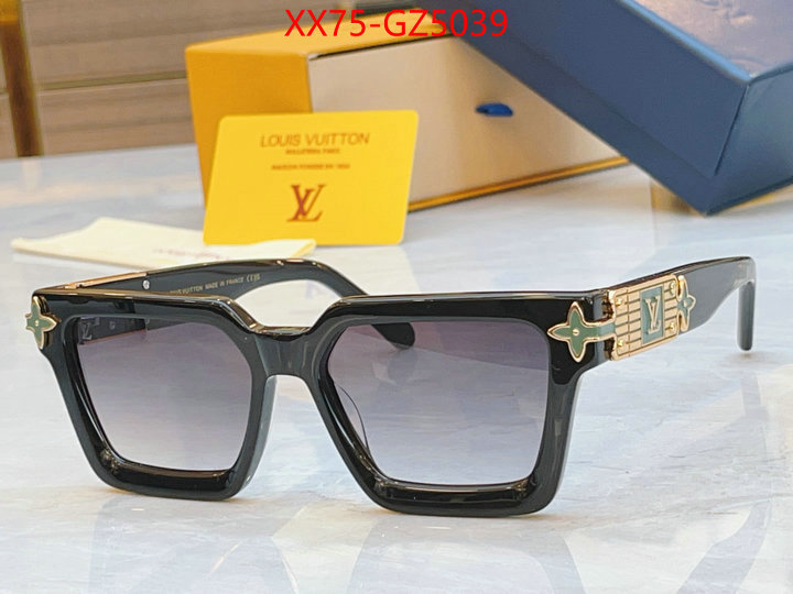 Glasses-LV shop cheap high quality 1:1 replica ID: GZ5039 $: 75USD