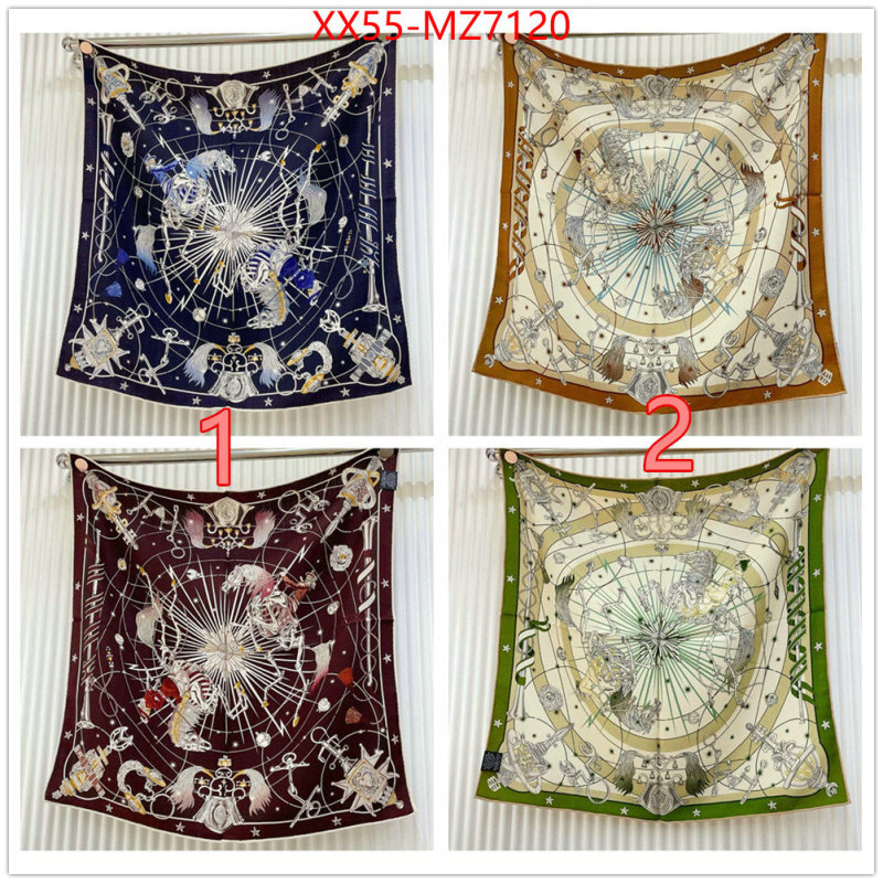 Scarf-Hermes buy high-quality fake ID: MZ7120 $: 55USD