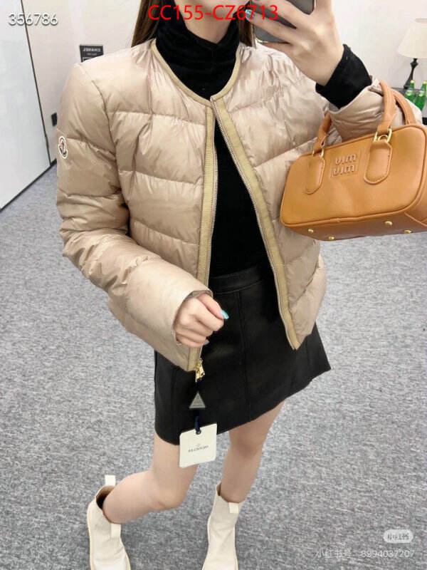 Down jacket Women-Moncler top 1:1 replica ID: CZ6713 $: 155USD