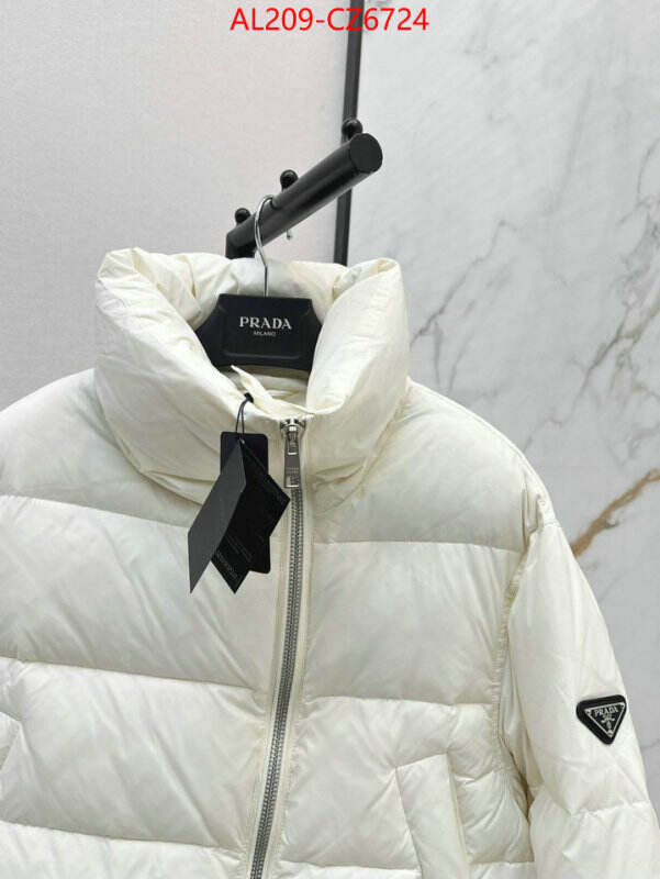 Down jacket Women-Prada cheap replica ID: CZ6724 $: 209USD