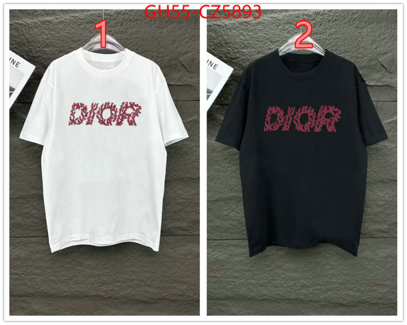 Clothing-Dior 2024 perfect replica designer ID: CZ5893 $: 55USD