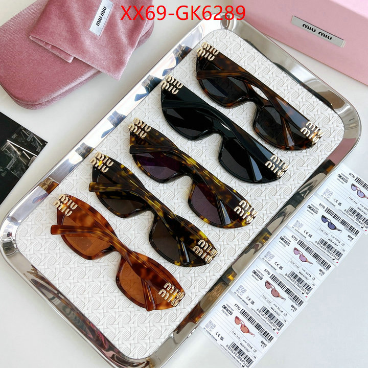 Glasses-Miu Miu top fake designer ID: GK6289 $: 69USD
