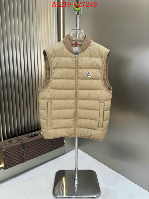 Down jacket Men-Moncler luxury fashion replica designers ID: CZ7249 $: 219USD