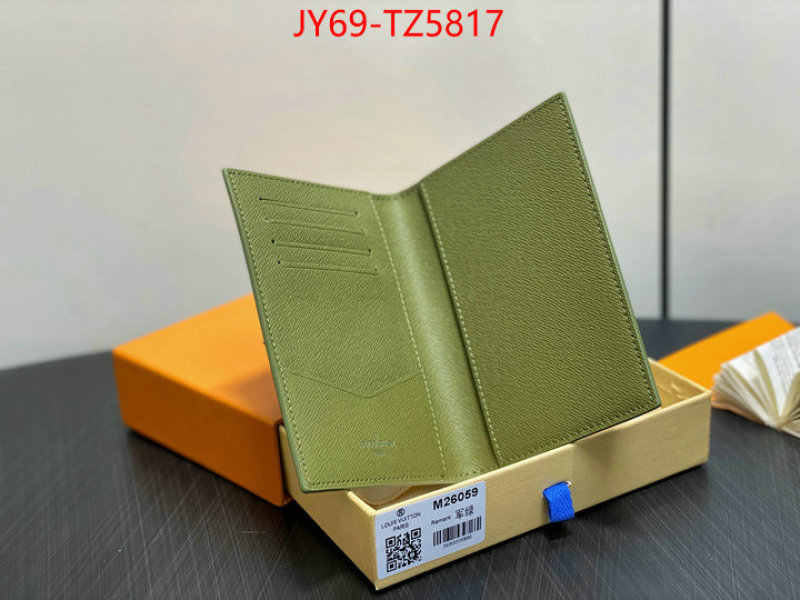 LV Bags(TOP)-Wallet designer fake ID: TZ5817 $: 69USD,