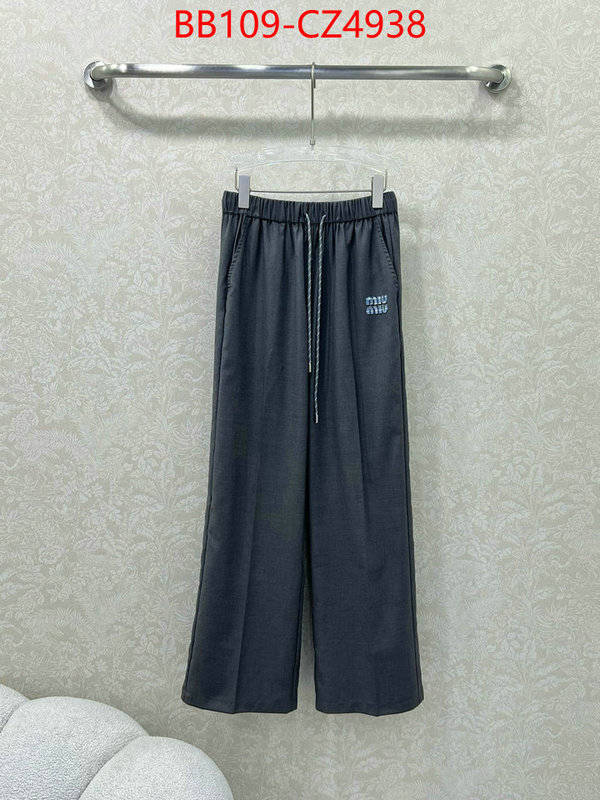 Clothing-MIU MIU we provide top cheap aaaaa ID: CZ4938 $: 109USD