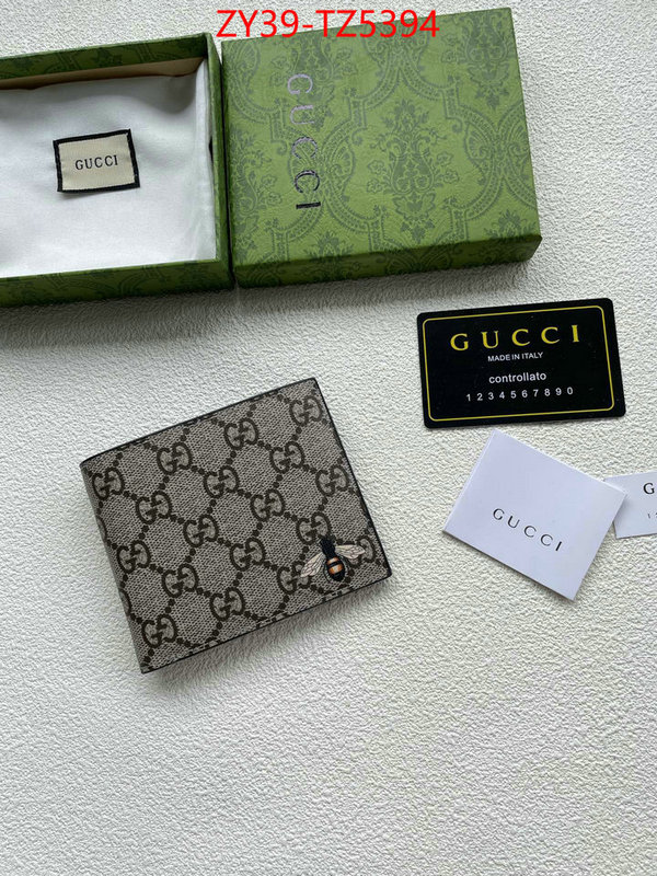 Gucci Bags(4A)-Wallet- where could you find a great quality designer ID: TZ5394 $: 39USD,