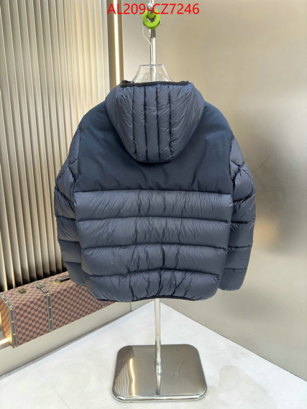 Down jacket Men-Moncler 2024 aaaaa replica customize ID: CZ7246 $: 209USD