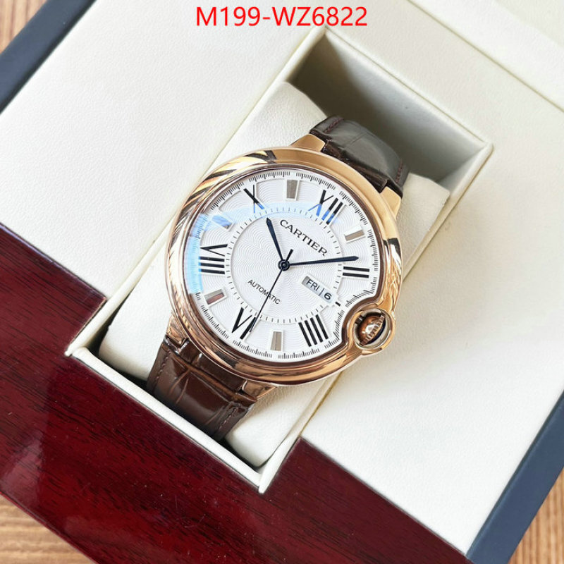 Watch(TOP)-Cartier perfect quality ID: WZ6822 $: 199USD