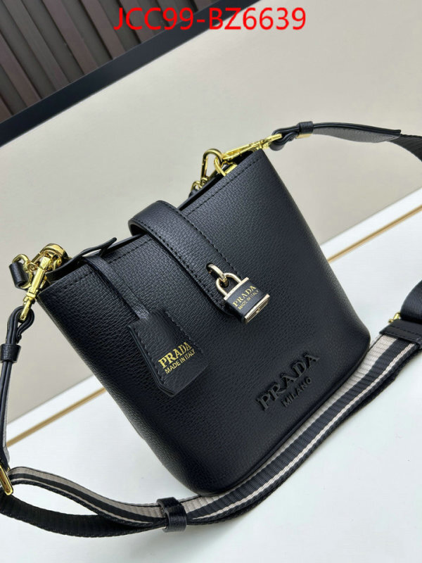 Prada Bags(4A)-bucket bag luxury 7 star replica ID: BZ6639 $: 99USD,