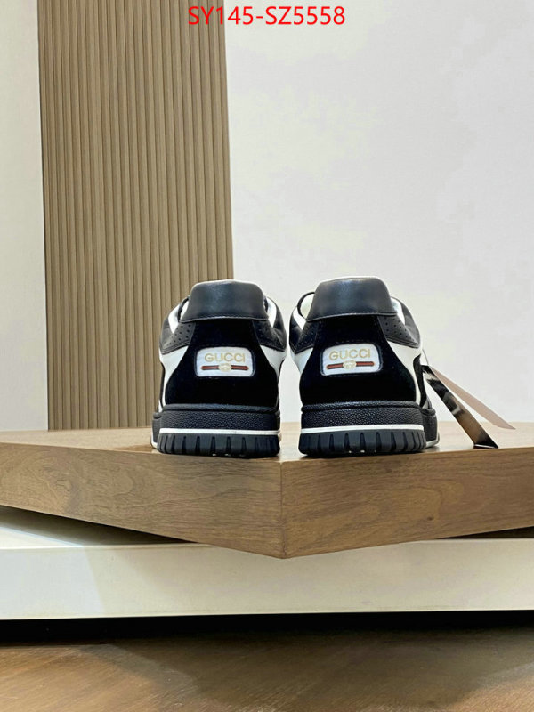 Men Shoes-Gucci what is a 1:1 replica ID: SZ5558 $: 145USD