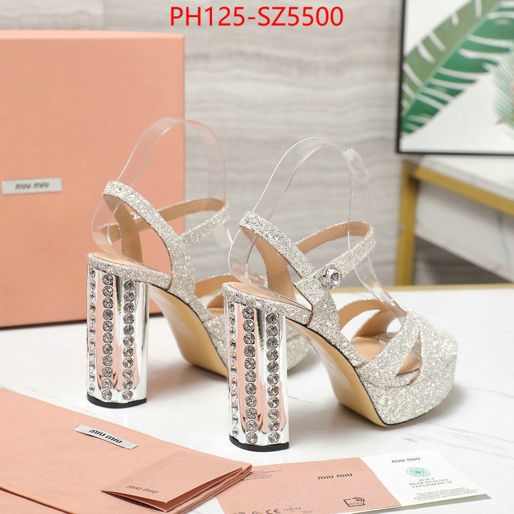 Women Shoes-Miu Miu wholesale designer shop ID: SZ5500 $: 125USD
