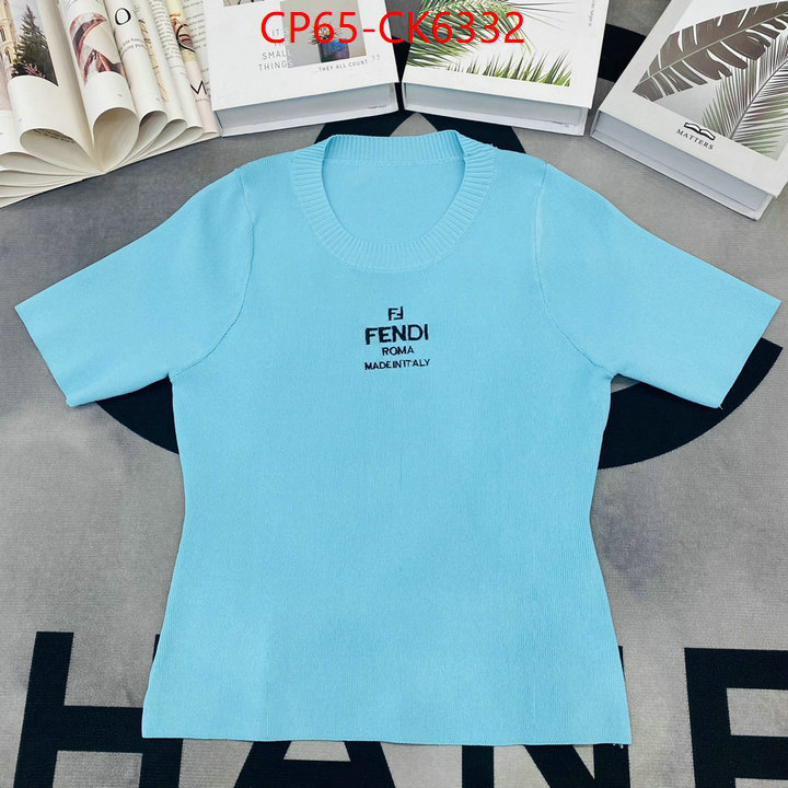 Clothing-Fendi what 1:1 replica ID: CK6332 $: 65USD