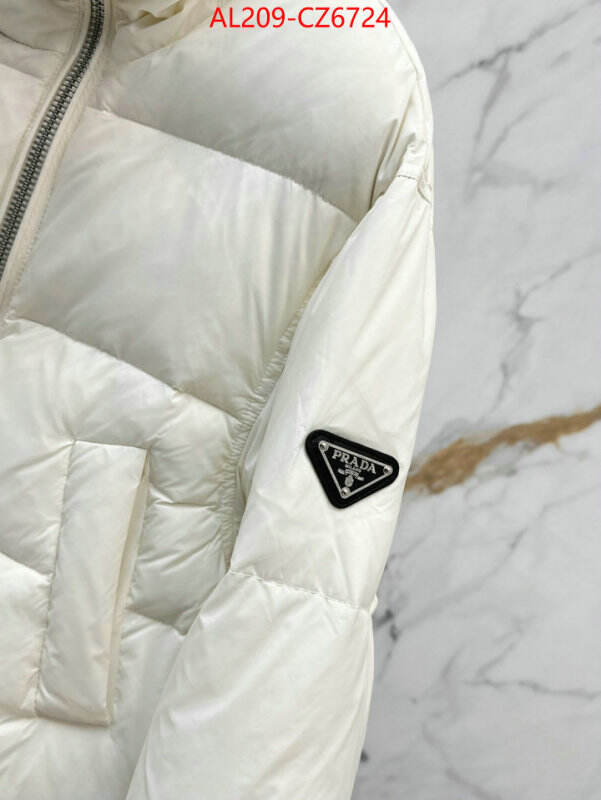 Down jacket Women-Prada cheap replica ID: CZ6724 $: 209USD