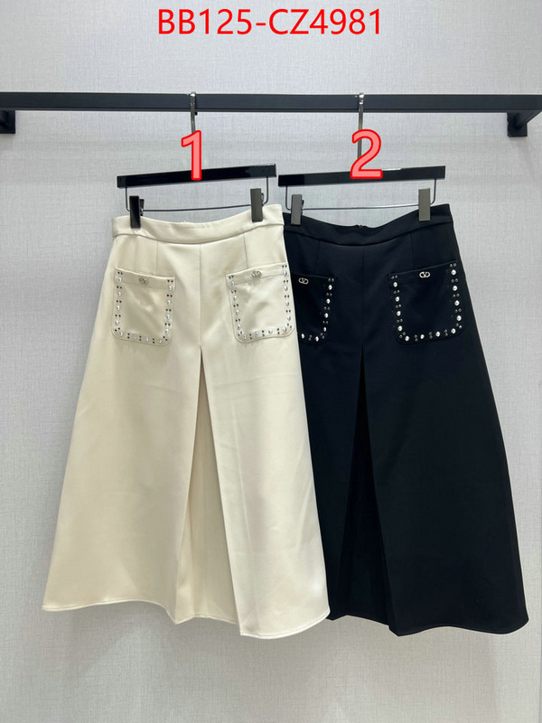 Clothing-Valentino top quality ID: CZ4981 $: 125USD