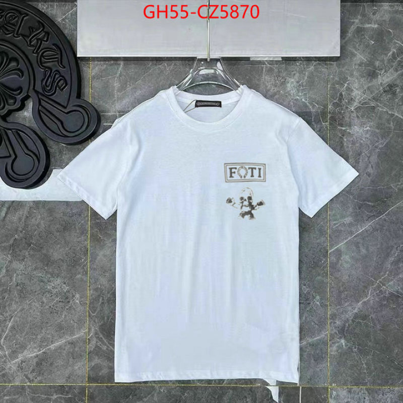 Clothing-Chrome Hearts buy cheap ID: CZ5870 $: 55USD