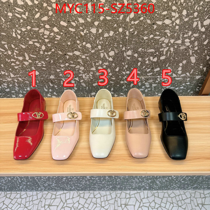 Women Shoes-Valentino aaaaa+ replica ID: SZ5360 $: 115USD