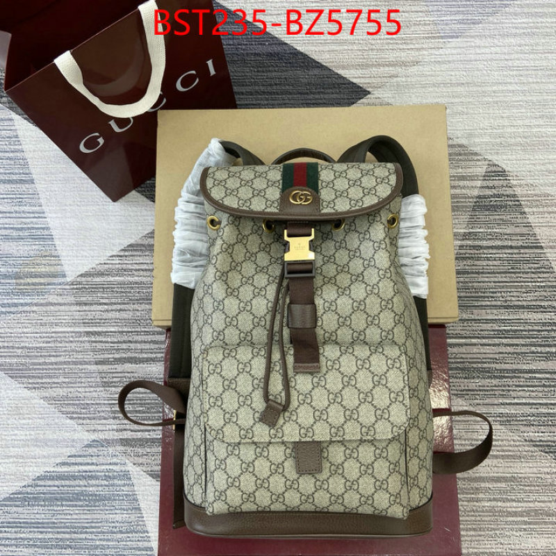 Gucci Bags(TOP)-Backpack- fashion designer ID: BZ5755 $: 235USD,