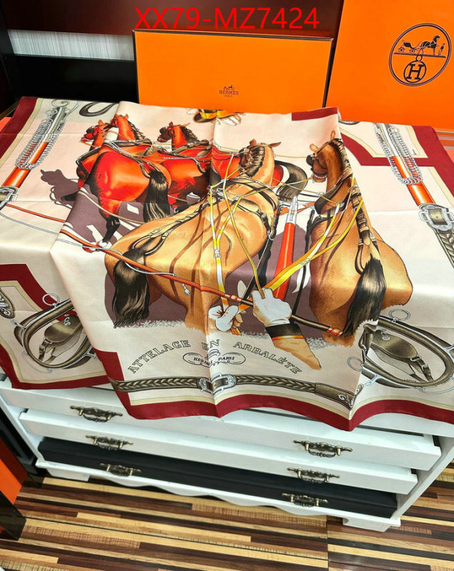 Scarf-Hermes 2024 luxury replicas ID: MZ7424 $: 79USD