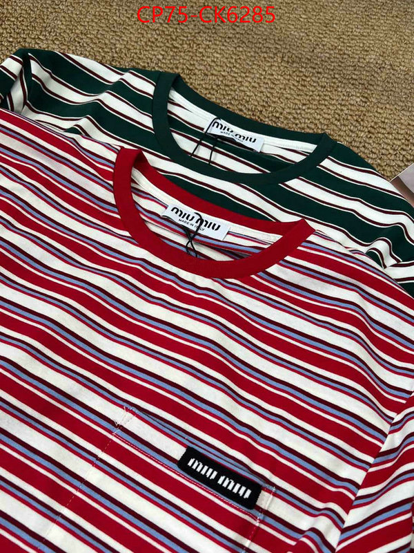 Clothing-MIU MIU designer 1:1 replica ID: CK6285 $: 75USD