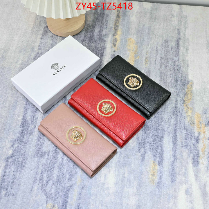 Versace Bags(4A)-Wallet replica 2024 perfect luxury ID: TZ5418 $: 45USD,