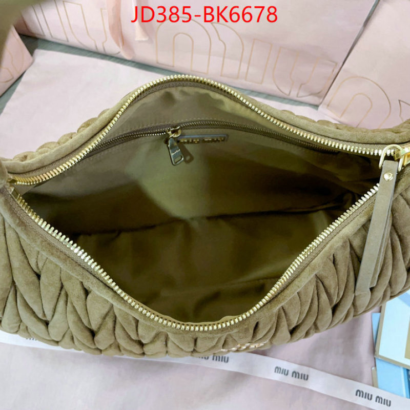 Miu Miu Bags(TOP)-Handbag- mirror copy luxury ID: BK6678 $: 385USD,