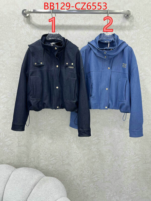 Clothing-MIU MIU best fake ID: CZ6553 $: 129USD