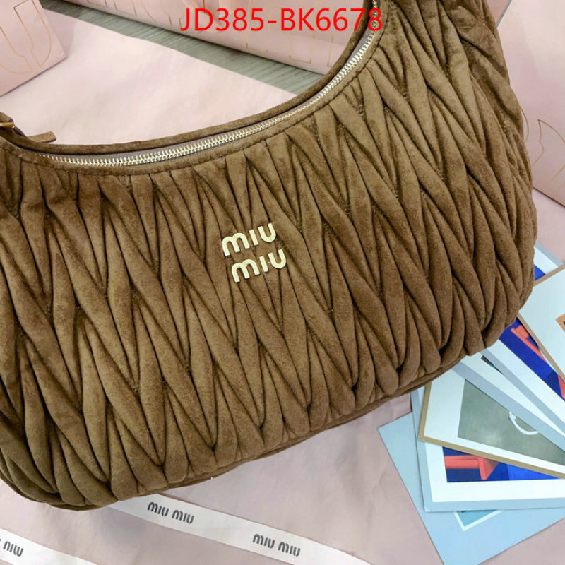Miu Miu Bags(TOP)-Handbag- mirror copy luxury ID: BK6678 $: 385USD,