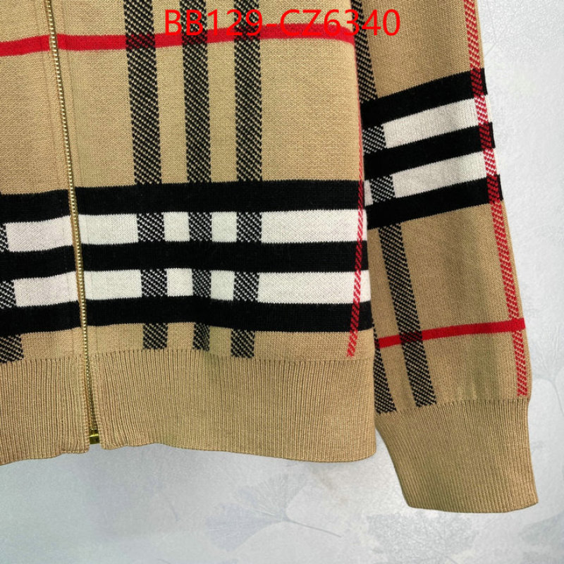 Clothing-Burberry luxury fashion replica designers ID: CZ6340 $: 129USD