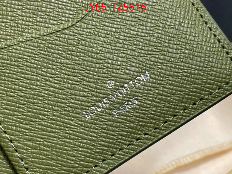 LV Bags(TOP)-Wallet fake high quality ID: TZ5816 $: 65USD,
