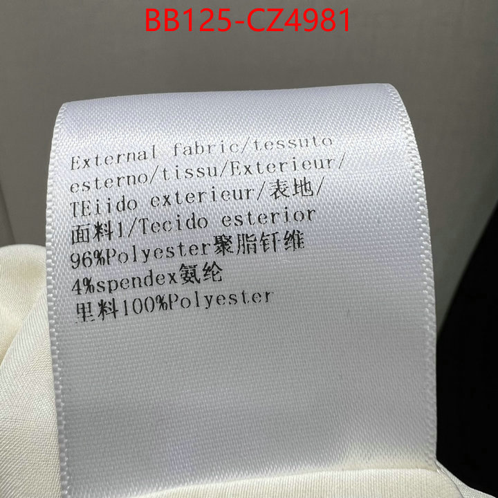 Clothing-Valentino top quality ID: CZ4981 $: 125USD