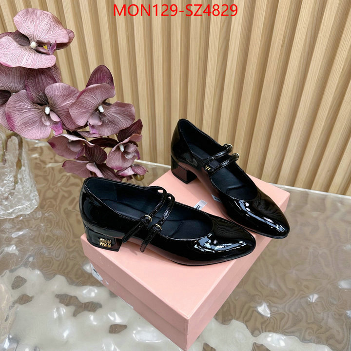 Women Shoes-Miu Miu luxury fake ID: SZ4829 $: 129USD